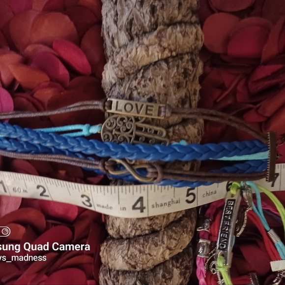 Artisan crafted leather tiered bracelet your choice ๐ ๐ ๐ก bracelets - Picture 6 of 13